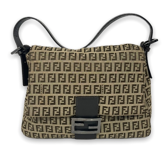 Fendi Handbags - 😍Fendi Mamma Zucca Canvas Baguette Bag